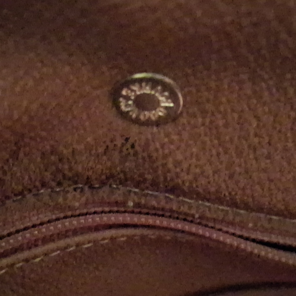Rare Vintage Dooney And Bourke Suede Tan Leather Backpack Like New - Picture 11 of 16